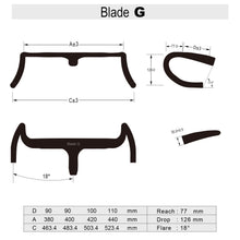 ICAN Integraed handlebar Blade-G  HBG05 TRIAERO